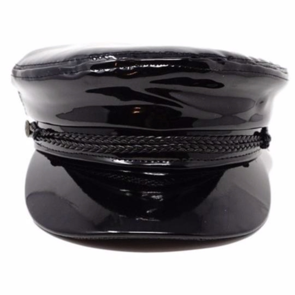 Chauffeur Hat - Patent Leather